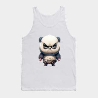 Panda Cute Adorable Humorous Illustration Tank Top